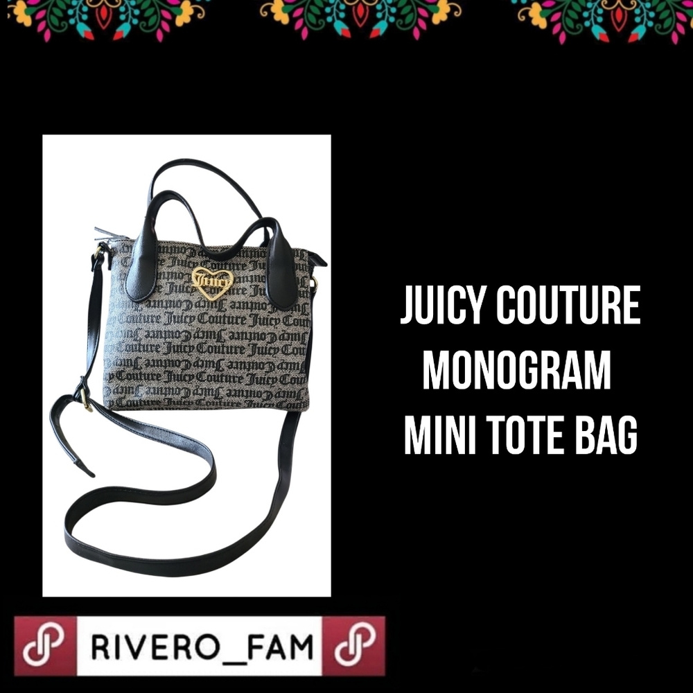 JUICY COUTURE | MONOGRAM MINI TOTE BAG